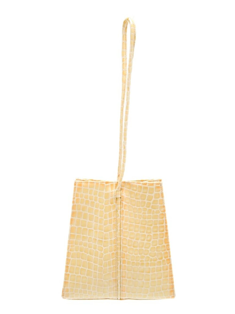 LOQ Embossed Leather Shoulder Bag